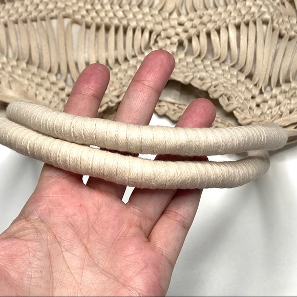 LONDON KAYE Woven Macrame Shoulder Tote Bag - Picture 8 of 16